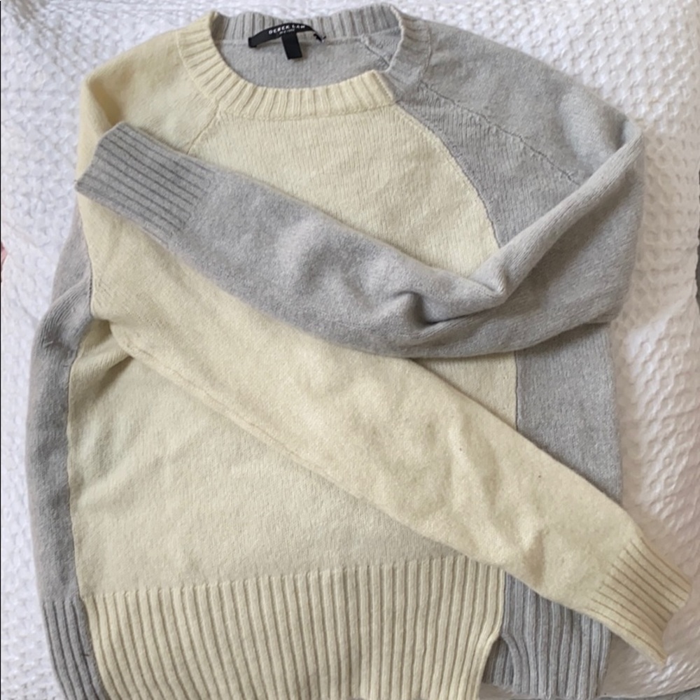 Derek Lam Cashmere Color Blocked Sweater